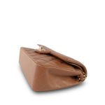 22S Caramel Lambskin Quilted Classic Flap Small LGHW - Image 8
