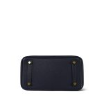 Birkin 25 Bleu Nuit Veau Togo Gold Plated A Stamp - Image 7