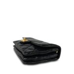 Black Lambskin Quilted Pillow Crush Single Flap Aged Gold Hardware - Image 5