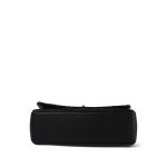 25S Black Caviar Quilted Coco Crush Top Handle Single Flap Light Gold Hardware - Image 5