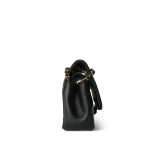Black Lambskin Quilted A Real Catch Flap Aged Gold Hardware - Image 6