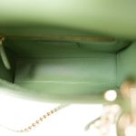 Mini Lady Dior Bag Willow Green Lizard - Image 11