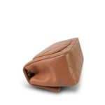 Caramel Lambskin Quilted Mini Square Flap LGHW - Image 9