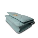 Tiffany Blue Lambskin Quilted 19 Wallet on Chain Mixed Hardware - Image 8