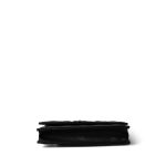 20K Black Caviar Quilted Wallet on Chain French New Wave Chain CC WOC Light Gold hardware - Image 4