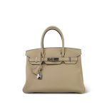 Birkin 30 Trench Togo Palladium Plated D Stamp