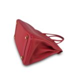 Birkin 30 Rouge Vif Veau Togo Gold Plated Y Stamp - Image 3