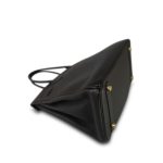 Birkin 30 Ebène Veau Togo Gold Plated X Stamp - Image 7