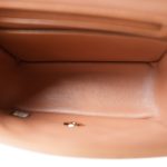 Caramel Lambskin Quilted Mini Square Flap LGHW - Image 12
