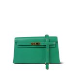 Kelly Elan Menthe Chevre Chamkila Gold Plated W Stamp - Image 8