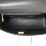 25S Black Caviar Quilted Coco Crush Top Handle Single Flap Light Gold Hardware - Image 12