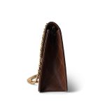 Vintage Brown Caviar Quilted Large Single Flap Bag GHW - Image 5