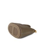 In The Loop 18 Etoupe Taurillon Clemence/Swift Gold Plated B Stamp - Image 11