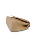 Beige Clair Lambskin Quilted Classic Flap Medium GHW - Image 6