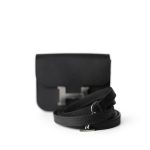 Black Epsom Constance Slim Wallet Palladium Hardware W Stamp - Image 13