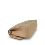 Beige Clair Lambskin Quilted Classic Flap Medium GHW - Image 9