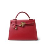 Kelly 32 Rouge Vif Ardennes Gold Plated X Circle Stamp - Image 4