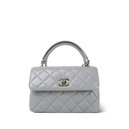 Lambskin Quilted Trendy CC Small Light Gold Hardware