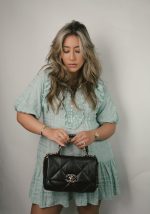 Black Lambskin Quilted 19 Flap Small Mixed Hardware - Image 7