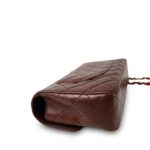 Vintage Brown Lambskin Quilted Single Flap Medium Tortoiseshell Hardware - Image 10