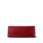 Kelly Sellier 28 Rouge Vif Box Calfskin Gold Plated C Square Stamp - Image 12