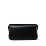 Celine Black Shiny Calfskin Claude Shoulder Bag - Image 4