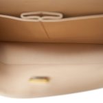 Beige Clair Lambskin Quilted Classic Flap Medium GHW - Image 13