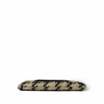 19K Beige/Black Tweed Shearling O-Case Pouch - Image 3