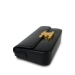 Celine Black Shiny Calfskin Claude Shoulder Bag - Image 8