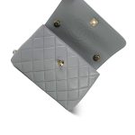 Lambskin Quilted Trendy CC Small Light Gold Hardware - Image 14