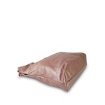 22A Metallic Pink / Rose Calfskin Quilted 22 Hobo Bag Small - Image 14