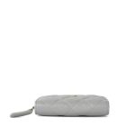 21A Light Grey Caviar Quilted Zip Coin Purse - Image 5