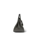 Birkin 25 Gris Meyer Togo Palladium Plated W Stamp - Image 15