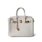 Birkin 30 Beton 3 en 1 Togo Swift Gold Plated B Stamp - Image 8