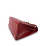Kelly Sellier 28 Rouge Vif Box Calfskin Gold Plated C Square Stamp - Image 14