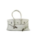 Shoulder Birkin 42 Gris Perle Clemence Palladium Plated [O] Stamp - Image 14
