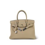 Birkin 30 Trench Togo Palladium Plated D Stamp - Image 3
