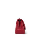 Red Lambskin Quilted Mini Square Flap SHW - Image 5
