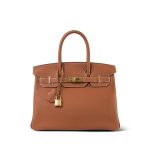 Birkin 30 Gold Veau Togo Gold Plated X Stamp