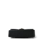 Black Caviar Quilted Medium Classic Flap GHW - Image 5