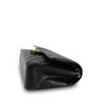 Black Caviar Quilted Medium Classic Flap GHW - Image 6