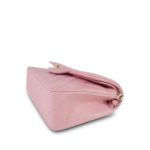 22C Sakura Pink Caviar Quilted Small Classic Flap LGHW - Image 4