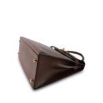 Kelly Sellier 28 Brown Courchevel Gold Plated (V) Stamp - Image 16