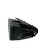 Black Caviar Quilted Classic Flap Jumbo Gold Hardware - Image 6