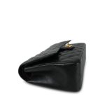 Black Caviar Quilted Classic Flap Jumbo Gold Hardware - Image 7