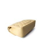22B Light Yellow Caviar Quilted Classic Flap Small LGHW - Image 7