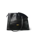 Black Vintage Hermes Himaraya Crocodile Gold Plated (P) Stamp - Image 5