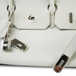 Shoulder Birkin 42 Gris Perle Clemence Palladium Plated [O] Stamp - Image 13