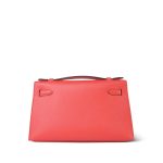 Kelly Pochette Rose Jaipur Epsom Gold Plated X Stamp - Image 15