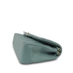Dark Green Caviar Quilted Classic Flap Medium LGHW - Image 6